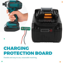 10x21700 Houder Li-Ion Batterij Case Oplaadbeschermingsprintplaat met Balancering voor 21V 10S Power Tools