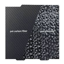 2X PEO Magnetic for A1 Bambu Build Plate PET Carbon Plate Bed Double Side Steel Sheet for A1