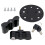 2X Pack Mount Lock, Locking Pack Mount with Backing Plate Base and 4 Keys, for Fuel Pack, Water Container, Storage Box 6