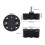 2X Pack Mount Lock, Locking Pack Mount with Backing Plate Base and 4 Keys, for Fuel Pack, Water Container, Storage Box 9