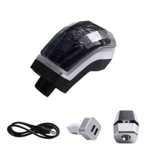 Universal LED Crystal Auto Gear Shift Knob 5 Speed Fit 8mm10mm12mm Shaft Manual Transmission Automatic Shifter