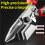 2X Multi-Functional Electrician Scissors,Crimping Wire Cutting Tool with Wrench Function 4
