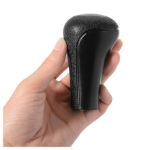 5 Speed Manual Plastic Gear Shift Knob 12mm Stick Hole (Black) with Car 6 Speed Manual Gear Shift Knob