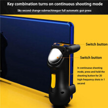 1pcs Mobile Game Controller with 2 Pairs Gaming Finger Covers & 12pcs 18-Pin Carbon Fiber Finger Sleeves