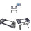 2X A0NB Game Boy Micro-Replacement Front and Rear Frame Shell, for  GBM Game Console Stand for Portable Storage 3