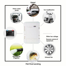 2X 433MHz Universal Wireless Remote Control AC220V Relay Module and 1000m Transmitter for Light/Garage Gate/Motor