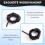1Pair Front Windshield Washer Nozzle W/Hose TYI Connectors Kit for   MD11 2012-2016 986303X000 98630-3X900 5