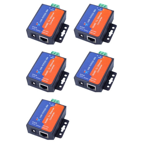 5X Modbus Serial Port RS485 to Ethernet Converter Server USR-TCP232-304 Data Transmission DHCP/DNS Supported