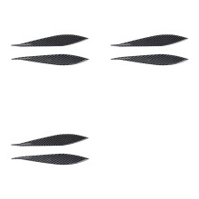 6x Front Headlight Garnish Strip Eyebrow Cover Trim Sticker for 86 BRZ FRS 2016-2020