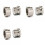 3X Oxygen Sensor Bung Plug Nut Mounting Cap Kit Plug Nut Plug Wideband Nut Fitting Weld Bungs M18X1.5 Fits for Car 1