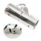 6X Acessório de Corrimão de  -Conector de Tubo de , Conector de Tubo de Acoplamento Giratório Dobrável para 7/8 Polegadas (22MM) 3