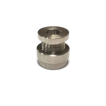 3X Oxygen Sensor Bung Plug Nut Mounting Cap Kit Plug Nut Plug Wideband Nut Fitting Weld Bungs M18X1.5 Fits for Car
