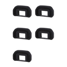 5X Black Rubber Wrapped Plastic Eyecup Eyepiece EB for   60Da 6D 5DII