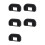 5X Black Rubber Wrapped Plastic Eyecup Eyepiece EB for   60Da 6D 5DII 1