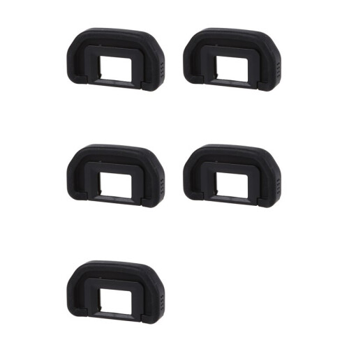 5X Black Rubber Wrapped Plastic Eyecup Eyepiece EB for   60Da 6D 5DII