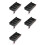 5X Black 4 X 1.5V D Battery Holder Storage Case Box W Wire Leads 1