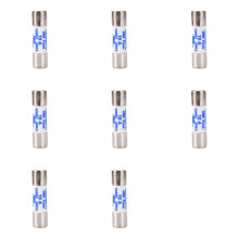 8X Multimeter 10 X 38mm 1000V 10A Cylinder Ceramic Fuse White