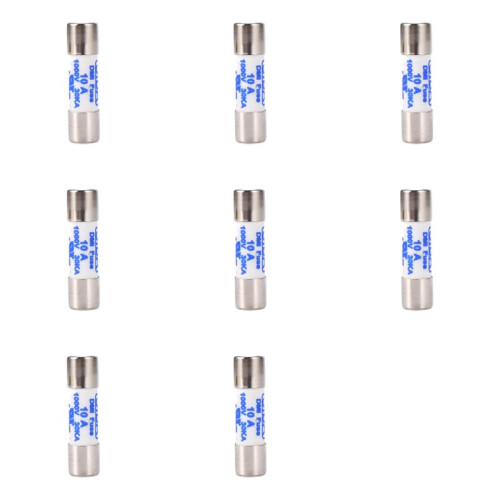 8X Multimeter 10 X 38mm 1000V 10A Cylinder Ceramic Fuse White