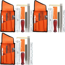 30 Piece Chain Saws Sharpening File Kit, File Kit for Sharpening Saw Chains, Contains File Sharpening Guides Depth Gauge