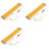 3 Set Cabling Rods Fish Tape 10.83FT Fiberglass Electrical Cable Threader Running Puller in Case 10Rods X 33cm 1