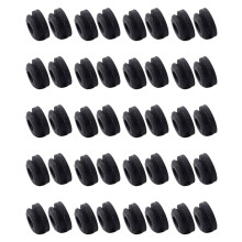40 Pièces Ensemble Radiateur Isolant Supérieur Supports Bague Caoutchouc Noir Adapté pour Accord 74173-SJ4-000