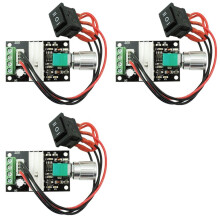 3X Regulator Prędkości Silnika Prądu Stałego PWM 6V12V24V
