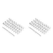 72 Letter and Number Stamp Sets, Metal Stamping Tools for Metal and Wood Stamping Punches 6MM