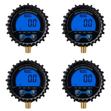 4X Tire Pressure Gauge Digital Tire Tester Display Air Pressure Manometer Quick Connect Coupler Thread 1/8