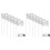 Marking Flags  Flags for Lawn 60 Pack, PVC Small Flags,Marking Flags Lawn Flags, Garden Flags,Survey Flags,White 1