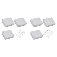 6 Pièces 1590BB Boîtier de Pédale de Guitare en Aluminium Moulé Sous Pression Stomp Box Boîtier Interrupteur à Bascule 120x94.5x34MM