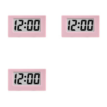 3X Clock Triangle LED Screen Lectronic Digital Alarm Screen Desktop Clock for Home Office Table Bedroom Decor