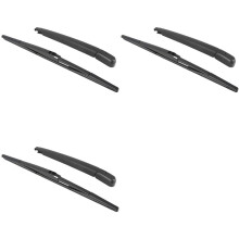 6x Rear Wiper Arm with Blade Set Rear Windshield Wiper Blade Arm Set for GX470 2003-2009 - 410mm 16Inch
