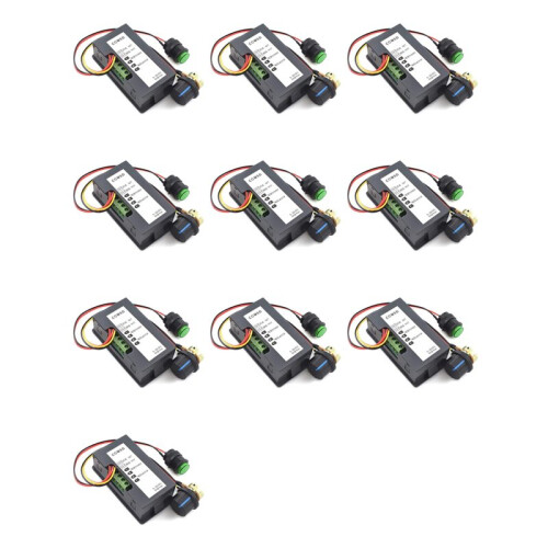 10X 6V-30V 8A  Motor Speed Controller 6V 12V 24V PWM Stepless Speed Control  Adjustable Driver Regulator