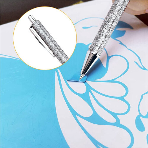 2X Air Release Pen Weeding Tool Retractable Precision Pin Pen and 4 Refill