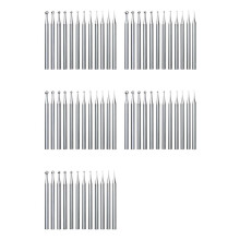 60Pcs Round Shape Burr Set - 3/32Inch Shank Jewelry Making Burs Round Shape Engraving Bits