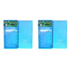 2X 18650 Battery Power Bank Box 5V 2.1A LCD Display 20000MAh Power Board for 6X18650 Battery DIY Powerbank Case()