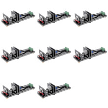 8X 4 Wire Battery Resistance Capacity Test Testing Stand Cell Holder for 18650 26650 21700 AAA