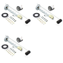 3X Auto Fuel Level Gauge 0-90Ohms 12V/24V Oil Tank Level 52Mm Universal Car Marine