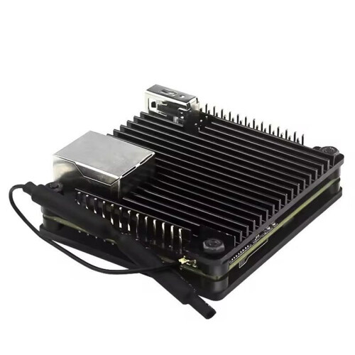 For Orange Pi Zero 2 Aluminum Alloy Case Armored Shell Passive Heat Dissipation Protective Metal Shell