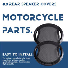 1Pair Motorcycle Rear Speaker Cover Trim Grills Mesh Bezels for Tri Electra Glide 14-2023 FLHTCU FLHTK FLHTCUTG