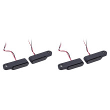 4PCS Motorcycle Turn Signals 6LED Motorcycle Blinkers Indicators Amber Lamp Handlebar Light for Motorbike Scooter