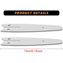 6 Pieces 4 Inch  Chainsaw Guide Plate Replacement Guide Bar for 4 Inch Electric Chainsaw Parts Accessories