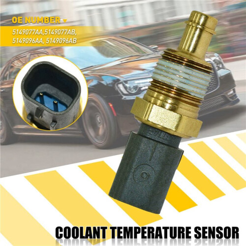 2X 5149077AA New Engine Coolant Temperature Sensor for    2008-2021 2