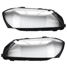 2 pcs Car Front Headlight Light Lamp Lens Cover Shell Lampshade for B7 2011-2015-Right & Left