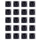 20X Square Shape Double Binding Post Type Speaker Box Terminal Cup Black 1