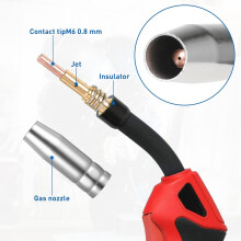 22 Pieces MIG/MAG Welding Accessories Set, Wear Parts Set for MIG MAG Welding Torch MB15AK