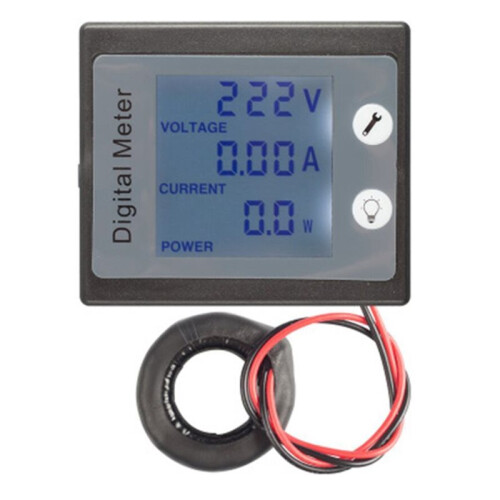 Main Unit + Closed 32A AC Single Phase Digital Voltmeter Ammeter 220V 2