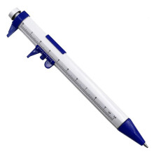 Vernier Caliper Pen, Multifunction Precision 0-100mm Measuring Tool Portable Plastic Gauge Ruler for DIY