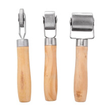 Rullo per Riparazione Pneumatici Auto con Manico In Legno, Rullo per Riparazione Auto, Rullo per Applicazione di Materiale Fonoassorbente per
