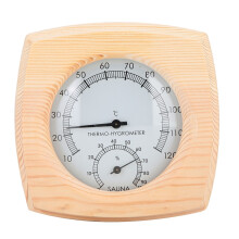 Saunaraum Hygrothermograph Thermometer Hygrometer Feuchtigkeits- und Temperaturmessgerät für Den Saunaraum